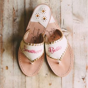 Draper James + Jack Rogers limited edition Southern Belle sandals- 7.5